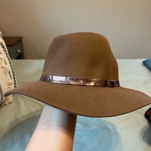 Brown boho hat